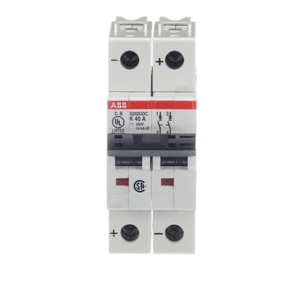 S202UDC-K40 Miniature Circuit Breaker - 2P - K - 40 A image 4