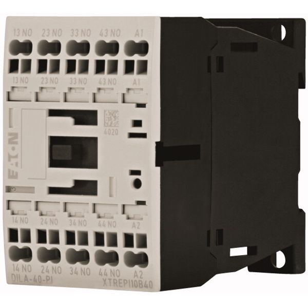 Contactor relay, 230 V 50 Hz, 240 V 60 Hz, 4 N/O, Push in terminals, AC operation image 2