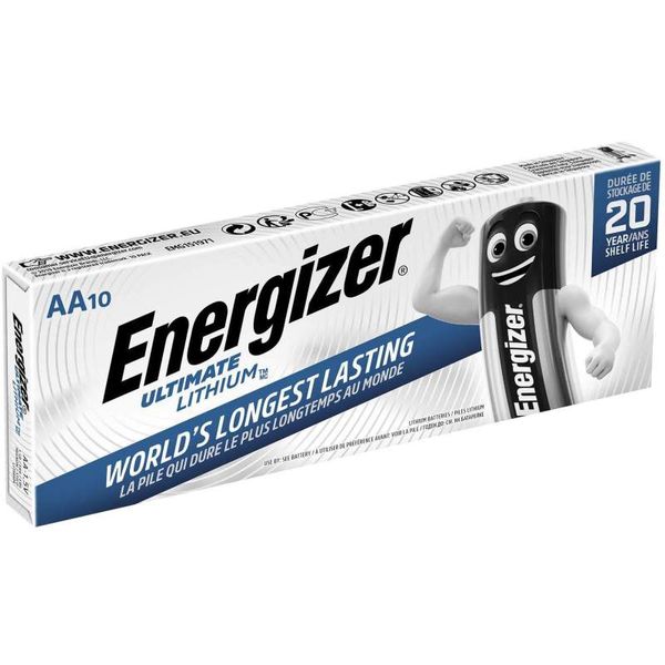 ENERGIZER Ultimate Lithium L91 AA 10-Pack image 1