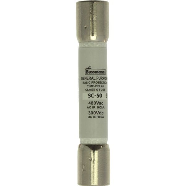 Fuse-link, low voltage, 45 A, AC 480 V, DC 300 V, 57.1 x 10.4 mm, G, UL, CSA, time-delay image 1