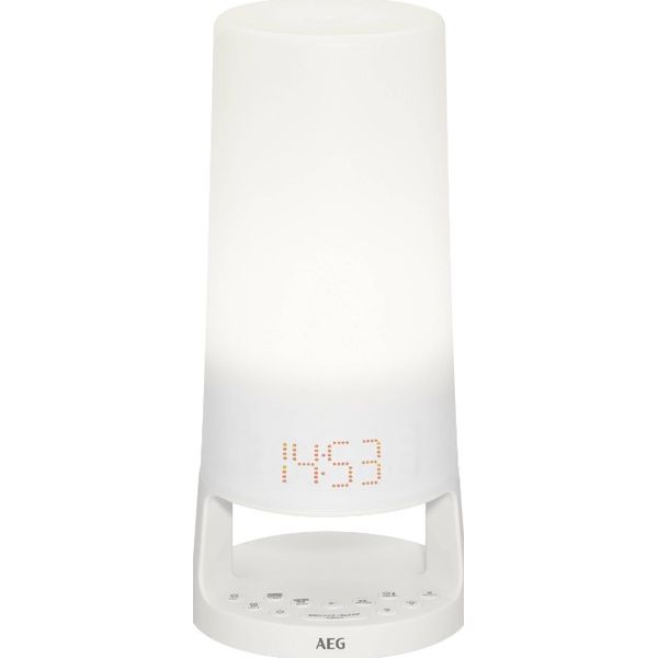 Table Lamp Radio Alarm Clock FM AUX image 1