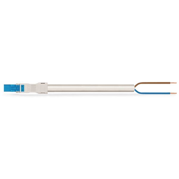 pre-assembled connecting cable Eca Plug/open-ended blue image 2