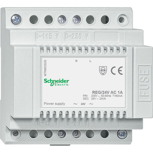 Power supply REG, AC 24 V/1 A, light grey image 1
