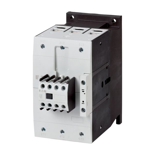 Contactor, 380 V 400 V 55 kW, 2 N/O, 2 NC, RAC 120: 110 - 120 V 50/60 Hz, AC operation, Screw terminals image 3