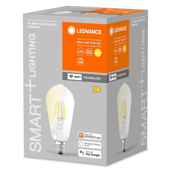 SMART+ WiFi Filament Edison Dimmable 60 5,5W E27 image 1