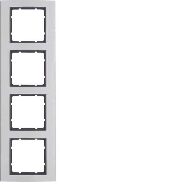 Frame 4gang, B.3, al./ant. matt, al. anodised image 1
