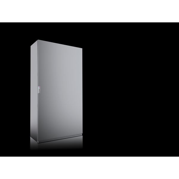 Free-standing enclosure system, 1000x1800x400 mm, Stainless Steel,mounting plate image 3