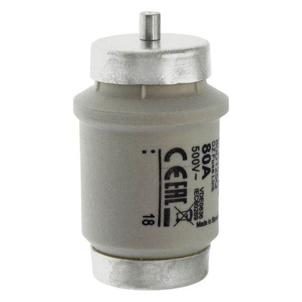 Fuse-link, low voltage, 80 A, AC 500 V, D4, gR, DIN, IEC, fast-acting image 20