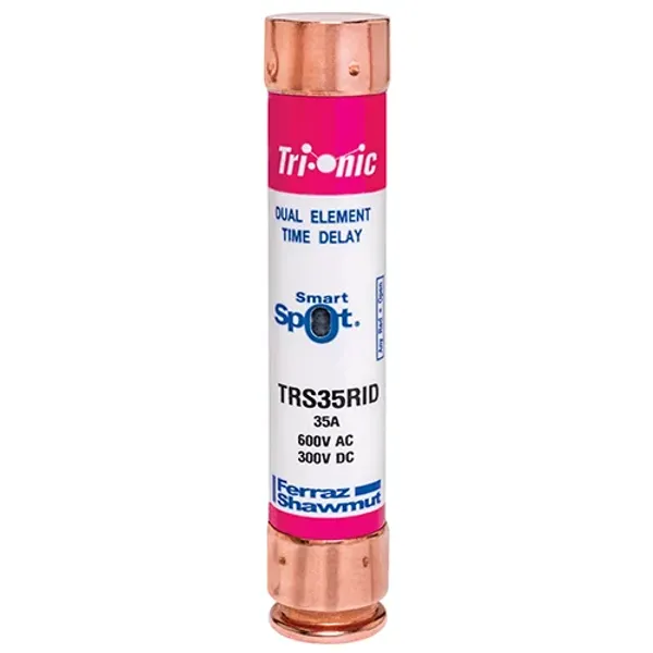 Fuse TRS-R Class RK5 Time-Delay 600VAC 300VDC 35A Ferrule SmartSpot® image 1