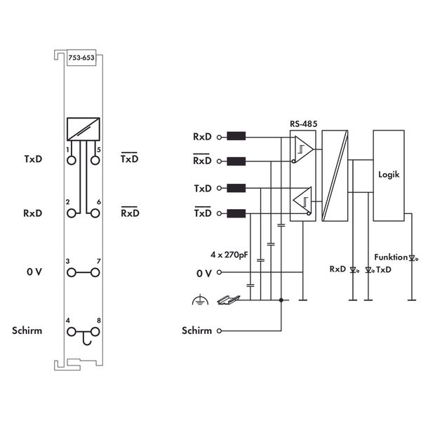 RS-485 Serial Interface 9600 baud None light gray image 4