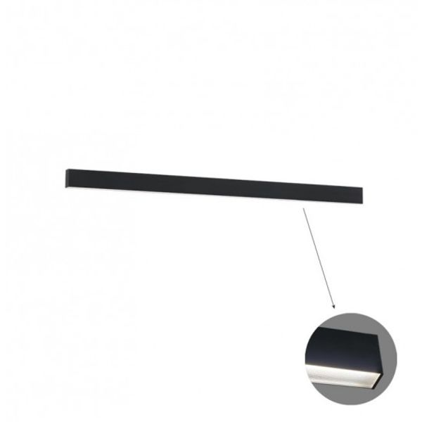 Linear Ceiling L1980 4000K Black Microprismatic Di image 1