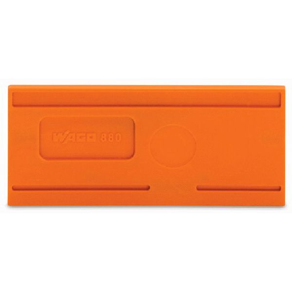 Separator plate 2 mm thick oversized orange image 2