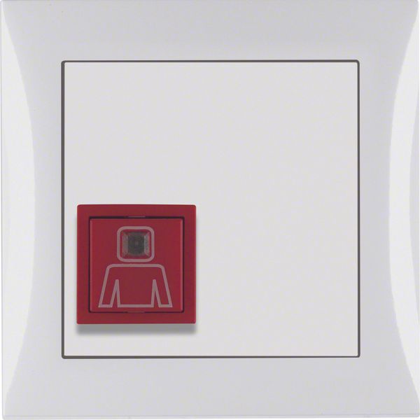 Call button frame, S.1, p. white glossy image 2