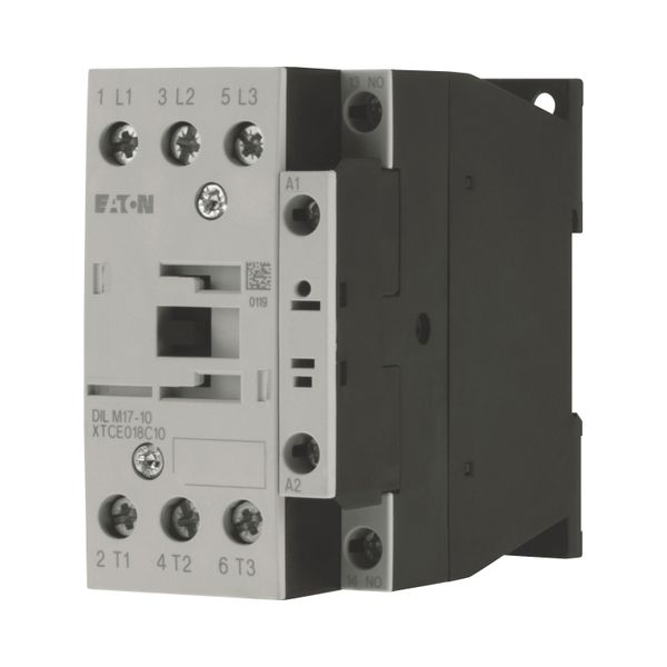 Contactor, 3 pole, 380 V 400 V 7.5 kW, 1 N/O, RDC 24: 24 - 27 V DC, DC operation, Screw terminals image 7