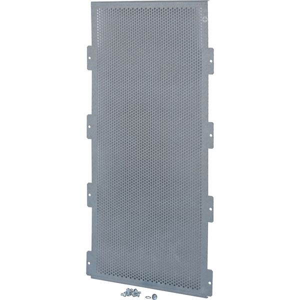 Microperforated mounting plate for 5-row flush-mounting (hollow-wall) compact distribution boards image 2