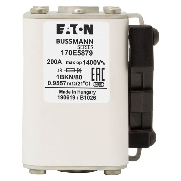 Fuse-link, high speed, 200 A, AC 1400 V, size 1, aR, IEC, with indicator image 5