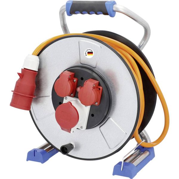 IronCoat Xperts CEE metal cable reel 400 V 30 m H07BQ-F 5G2.5 image 1