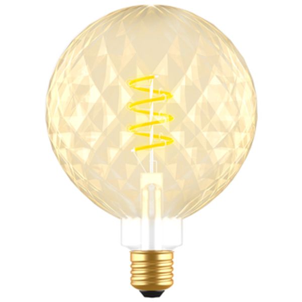 LED Filament Bulb - Globe G125 E27 5W 400lm 2200K 330°  - Dimmable - Pineapple image 1