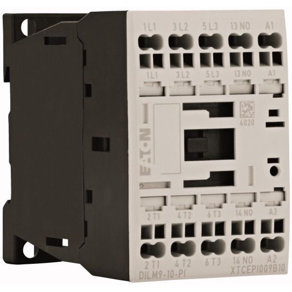 Contactor, 3 pole, 380 V 400 V 4 kW, 1 N/O, 110 V 50 Hz, 120 V 60 Hz, AC operation, Push in terminals image 3