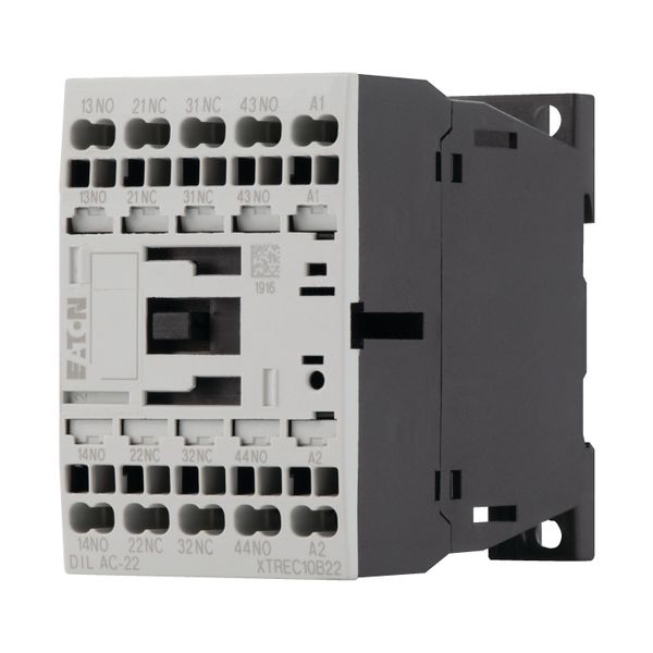 Contactor relay, 24 V DC, 2 N/O, 2 NC, Spring-loaded terminals, DC operation image 12