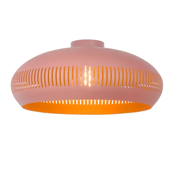 Lucide RAYCO - Flush ceiling light - Ø 45 cm - 1xE27 - Pink image 1