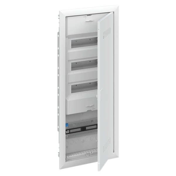 UK663CV Combi Unit , 872 mm x 384 mm x 97 mm, Flush mounting, 36 SU, IP30, Single image 2