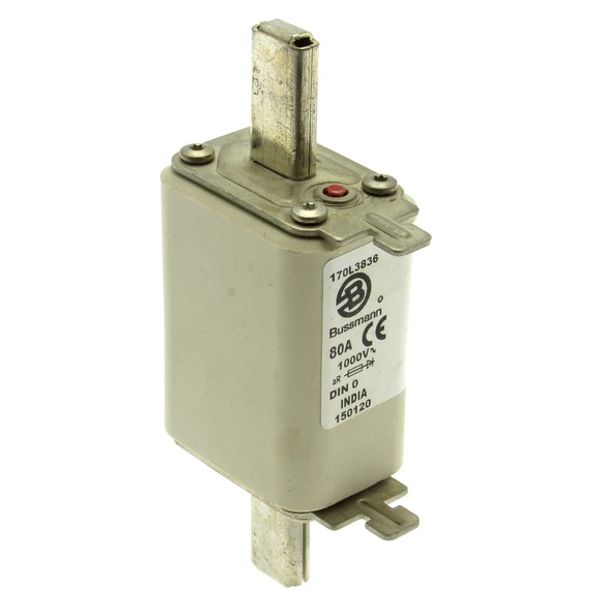 Fuse-link, high speed, 20 A, AC 1000 V, Size 00, 30 x 67 x 128 mm, aR, IEC, single indicator image 4