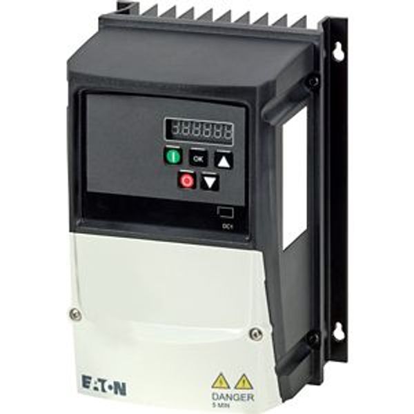 Variable frequency drive, 230 V AC, 1-phase, 7 A, 1.5 kW, IP66/NEMA 4X, Radio interference suppression filter, 7-digital display assembly, Additional image 13