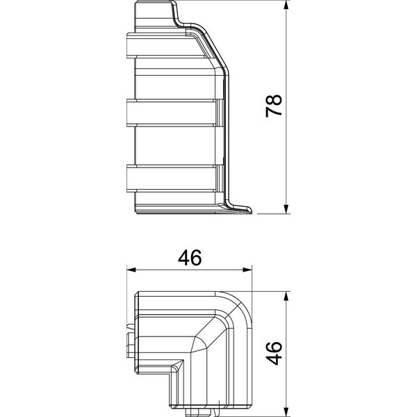 SLL AE2070 cws External corner SL-L 20x70 9001 image 2