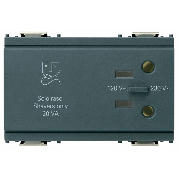 Shaver supply unit 230V grey image 1