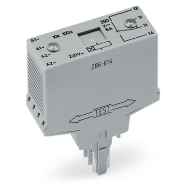 Timer relay module Nominal input voltage: 24 VDC Limiting continuous c image 2