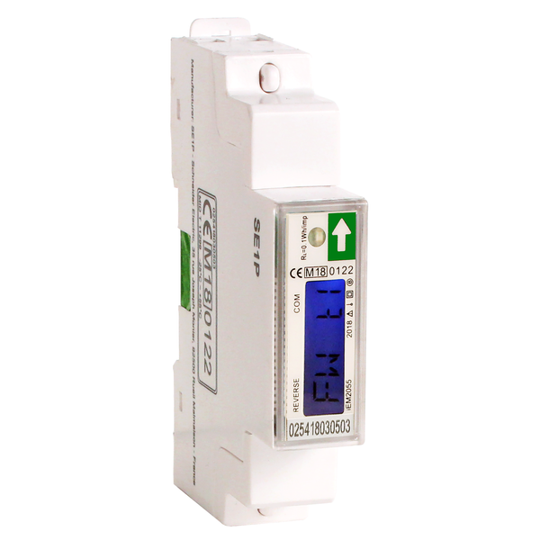 modular single phase power meter iEM2055 - 230V - 45A with communication Modbus - MID image 4