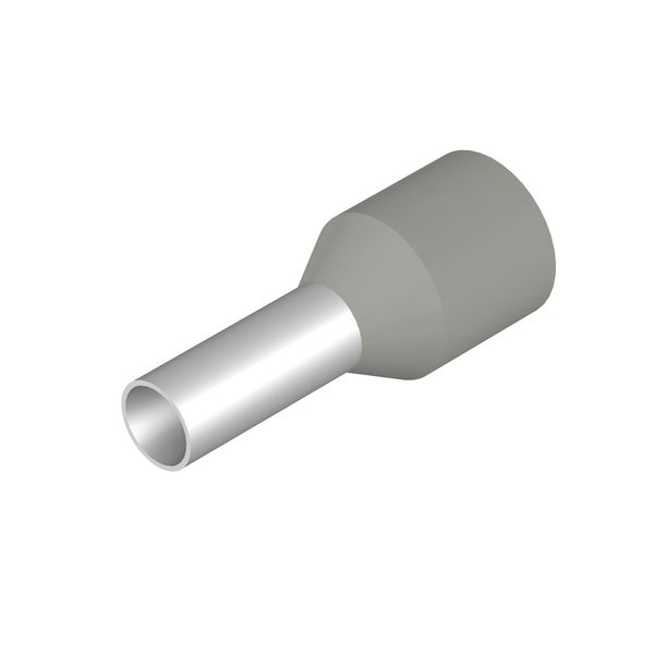 Wire end ferrule, Standard, 2.5 mm², Stripping length: 8 mm, grey image 1