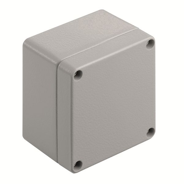 Ex metal housing, 75 x 80 x 57 mm, Powder-coated, Flange plate: No, M4 image 3