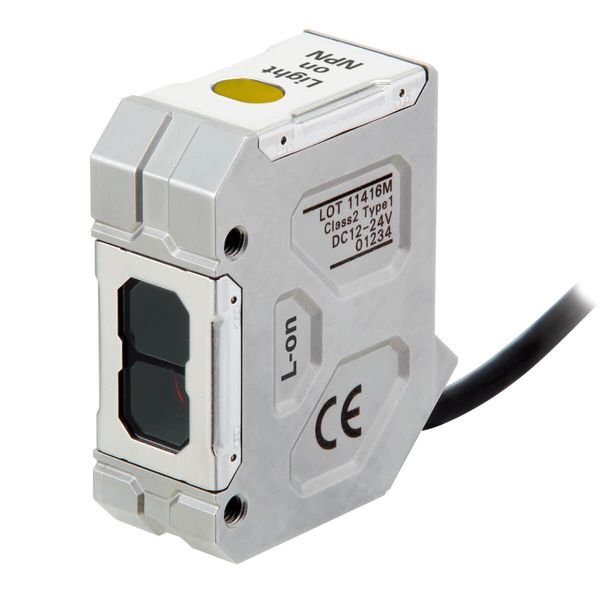 Photoelectric sensor, rectangular housing, stainless steel, oil-resist image 1