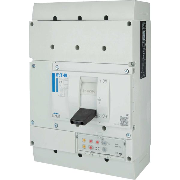 NZM4 PXR20 circuit breaker, 1600A, 4p, Screw terminal, earth-fault protection image 11