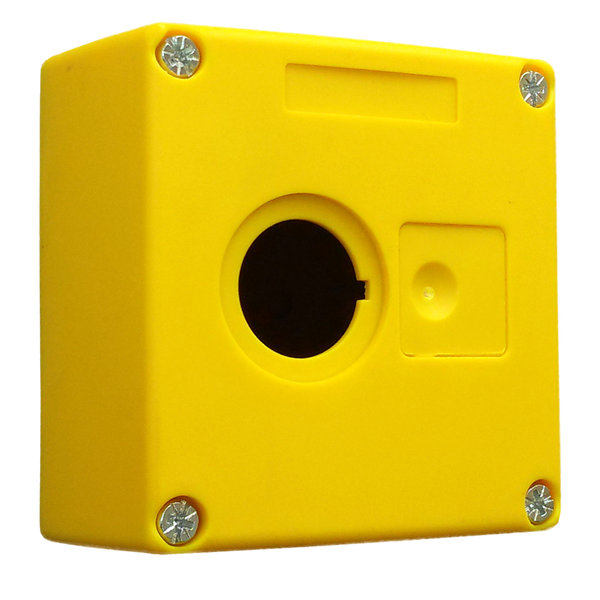 BOX 1-place yellow IP65 image 1