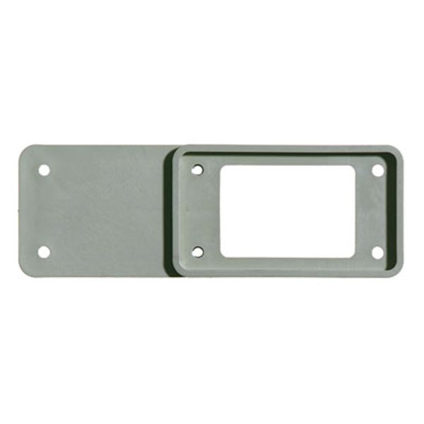 Adapter plate (industrial connector), Plastic, Colour: orange, Size: 8 image 1