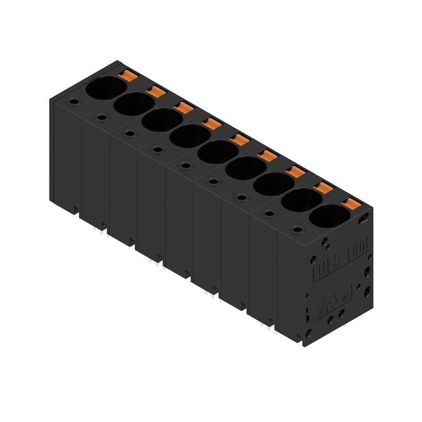 PCB terminal, 10.00 mm, Number of poles: 9, Conductor outlet direction image 4