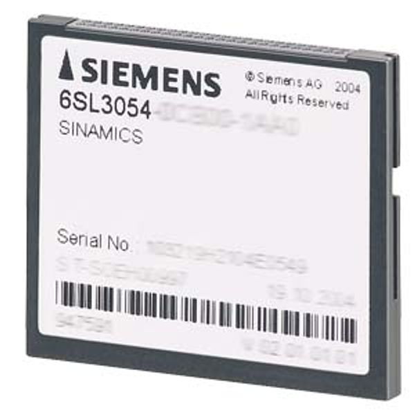 SINAMICS S120 CompactFlash card without performance expansion incl. licensing... image 1