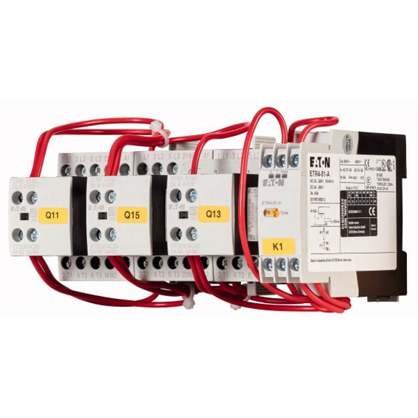 Star-delta contactor combination, 380 V 400 V: 5.5 kW, 24 V DC, DC operation image 2