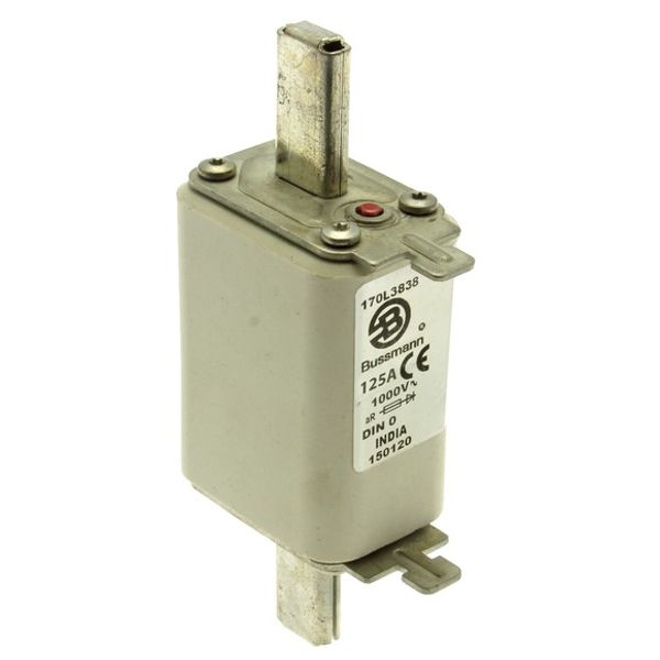 Fuse-link, high speed, 160 A, AC 1000 V, DIN 0, 35 x 60 x 125 mm, aR, DIN, IEC, single indicator image 4