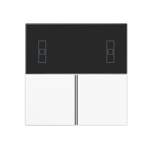 Push button KNX Cover kit, complete, white image 5