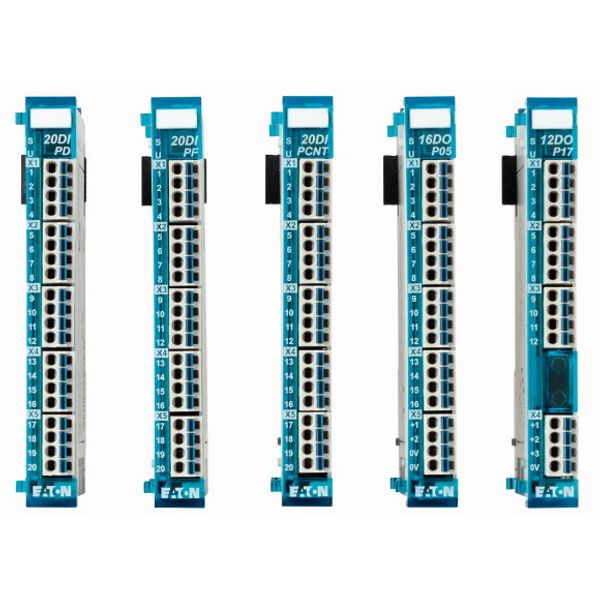 Digital input module, 20 digital inputs 24 V DC each, pulse-switching, 0.5 ms image 1