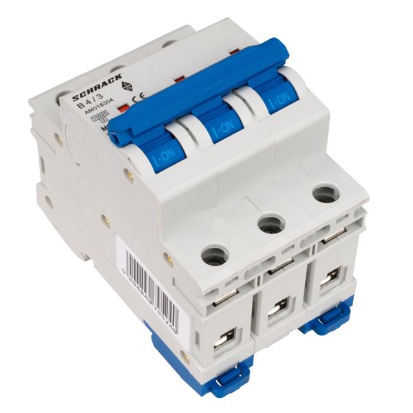 Miniature Circuit Breaker (MCB) AMPARO 10kA, B 4A, 3-pole image 3