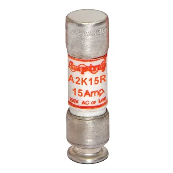 Fuse A2K-R - Class RK1 - Fast-Acting 250VAC 250VDC 15A Ferrule image 1