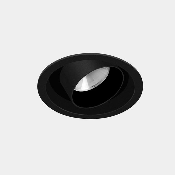 Downlight Play Snoot Round Adjustable 11.9W LED warm-white 3000K CRI 90 19.3º ON-OFF Black IP23 1132lm image 1