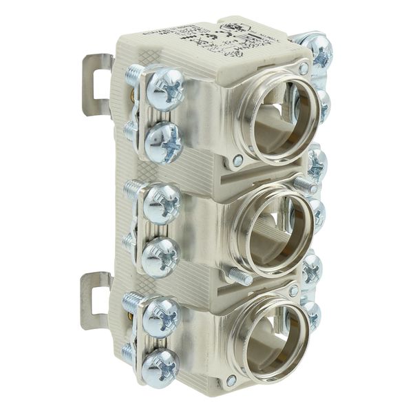 Fuse-base, LV, 63 A, AC 400 V, D02, 3P, IEC, DIN rail mount, suitable wire 1.5 - 4 mm2, 2xM5 o/p terminal, 2xM5 i/p terminal image 28