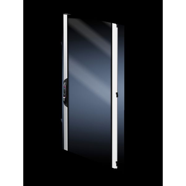Aluminium glazed door for VX IT, 800x2000 mm, RAL 9005 image 2