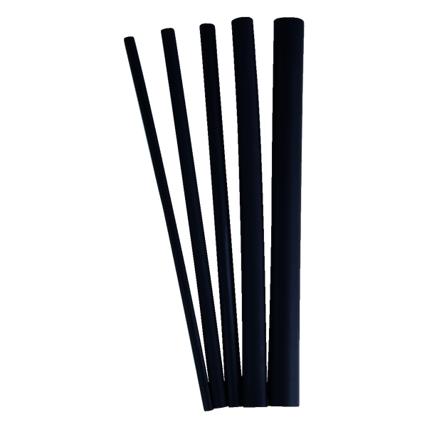 Heat shrink tubing 3:1 black 6.4-2.0; 1.2m image 2